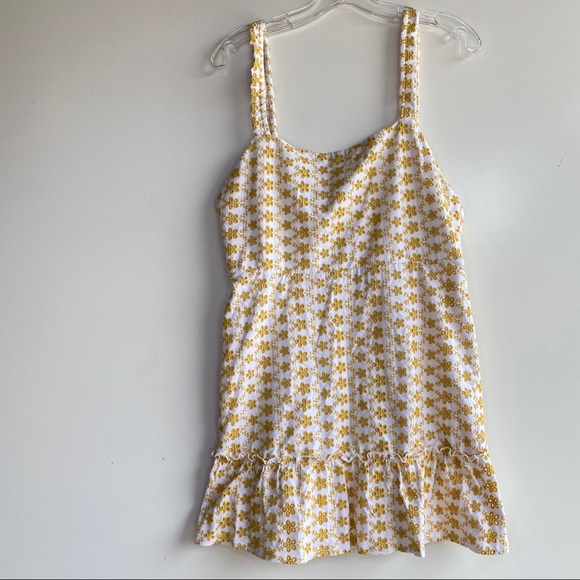 LPA Mabel Dress White and Yellow size Large - Picture 3 of 7